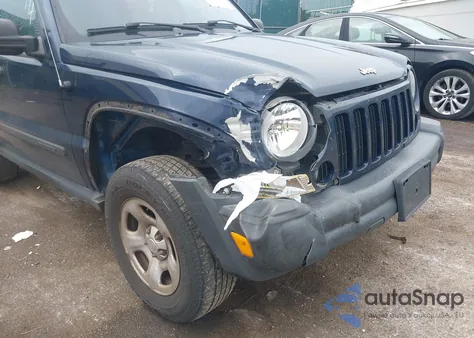 2006 Jeep Liberty Sport из США, поврежденный, VIN 1J8GL48K96W171637